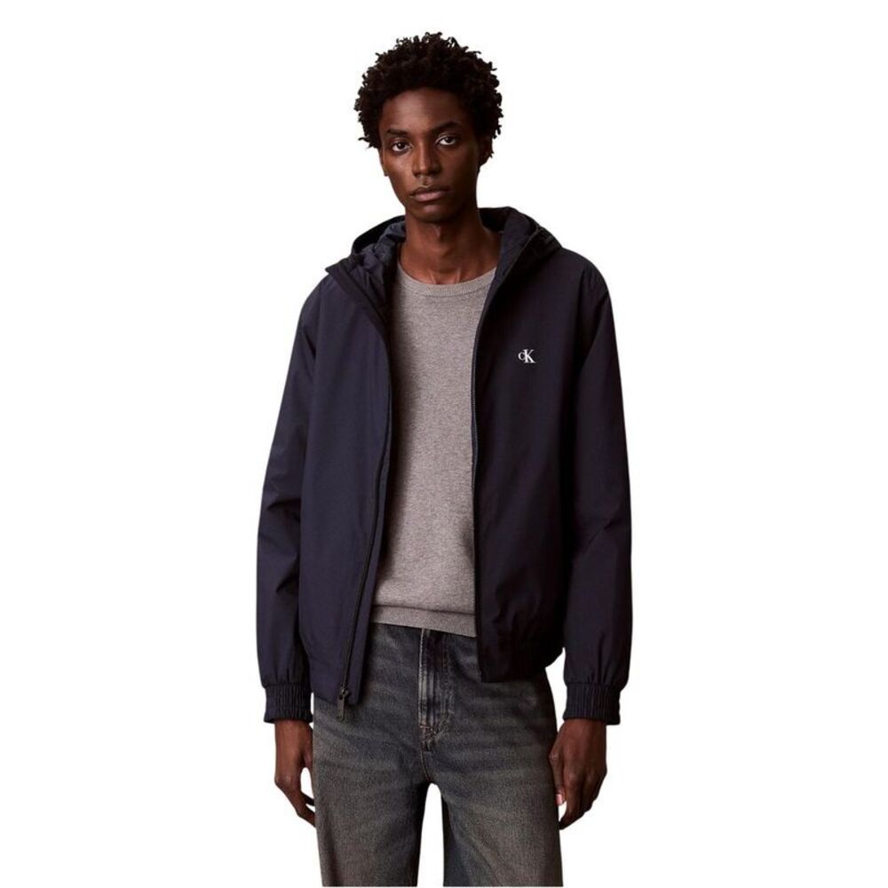Calvin Klein Jeans Blue Recycled Polyester Full-Length Men's Jacket